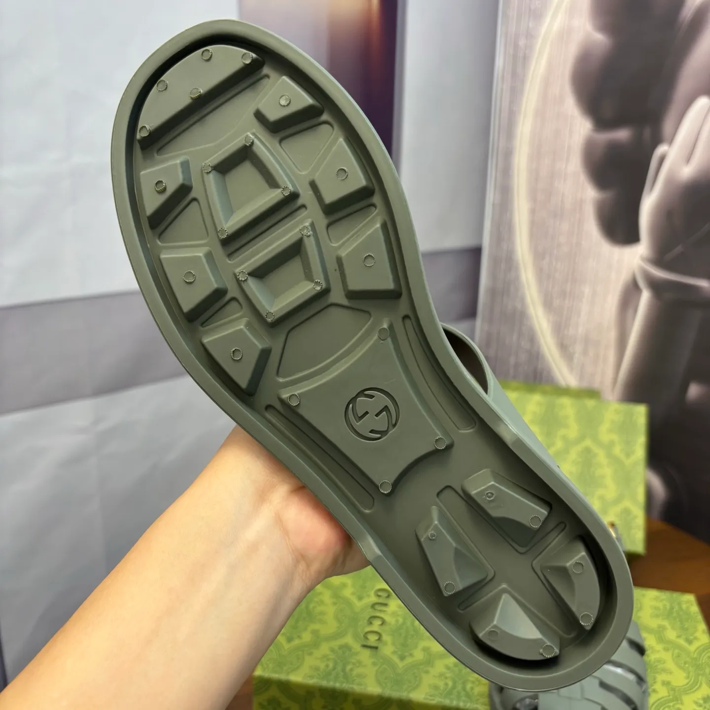 Men's shoes 260💰 [Gucci] Counter quality, top-quality original goods, real photos! Original TPU material, fine workmanship, comfortable; genuine 1:1 replica Size: 36 ~ 46